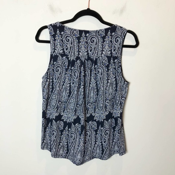 Lucky Blue Emroidered Tank - Picture 2 of 3